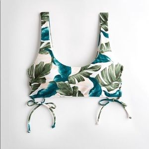 Hollister Side Tie Scoop Bikini Top